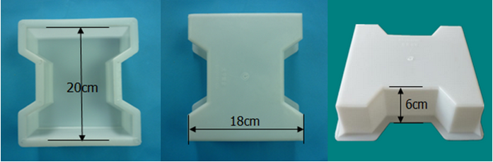 工字砖塑料模盒