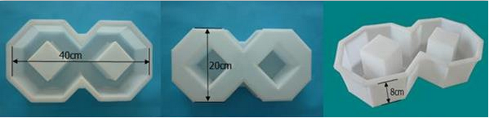 8字砖塑料模具 8字砖塑料模具