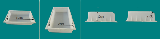 圆弧角路沿石塑料模具 圆弧角路沿石塑料模具