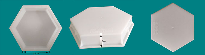 六角树皮纹塑料模具