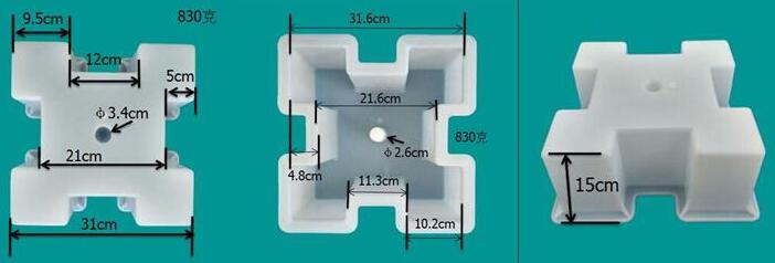 格栅护坡塑料模具 格栅护坡塑料模具
